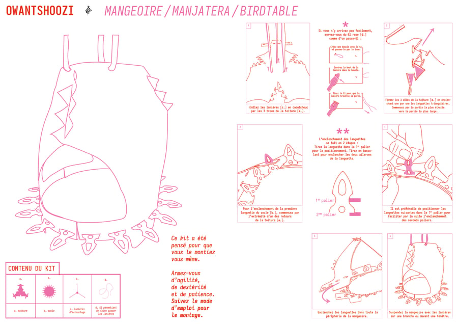 Image of Mangeoire /Manjatera (kit à monter soi-même)
