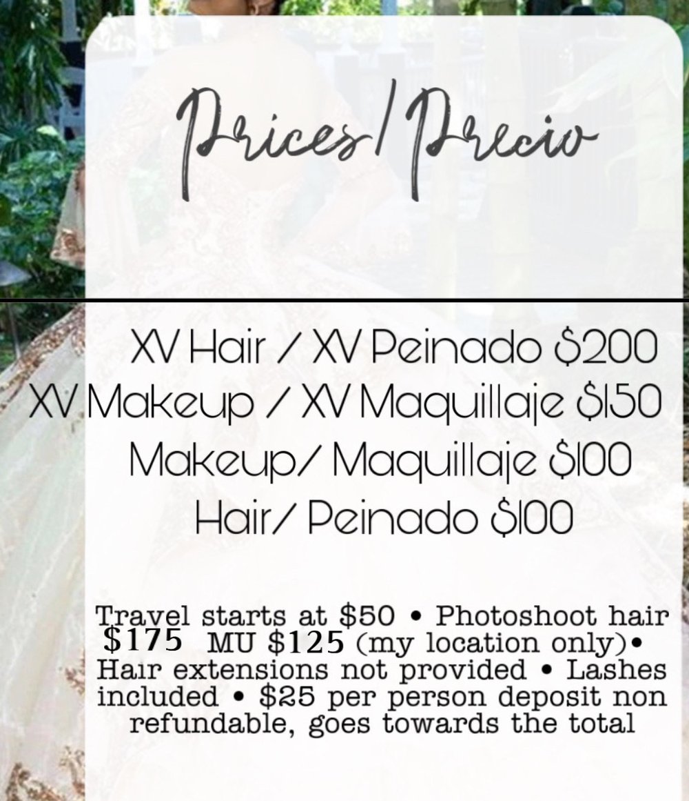 Image of Quinceanera Pricing