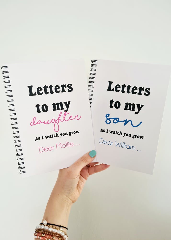 Image of Personalised 'As I watch you grow' Letters Book