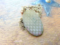 Image 5 of 1980s Vintage Cloisonne Pendant Necklace with Art Nouveau Floral Design