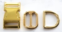 Image 1 of Gold / Brass Buckle Set