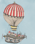 Barco de casitas en globo aerostático Image 2