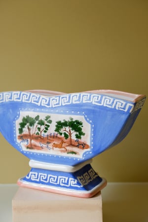 Image of Roaming Whippets - Romantic Vase