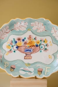 Image 4 of Polychrome Flowers - Romantic Platter