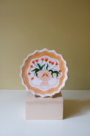 Image of Small Romantic Vase Plate
