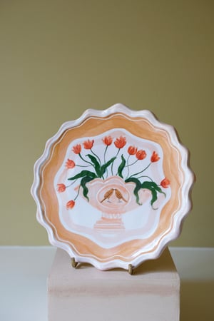 Image of Small Romantic Vase Plate