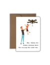 Thanks For Always Knowing Where the Ceiling Fan Was, Funny Father's Day Card, Handmade