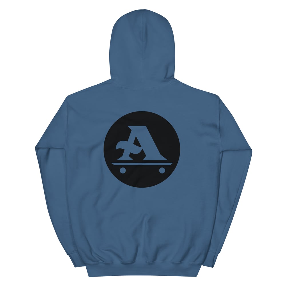 Black A-logo unisex Hoodie