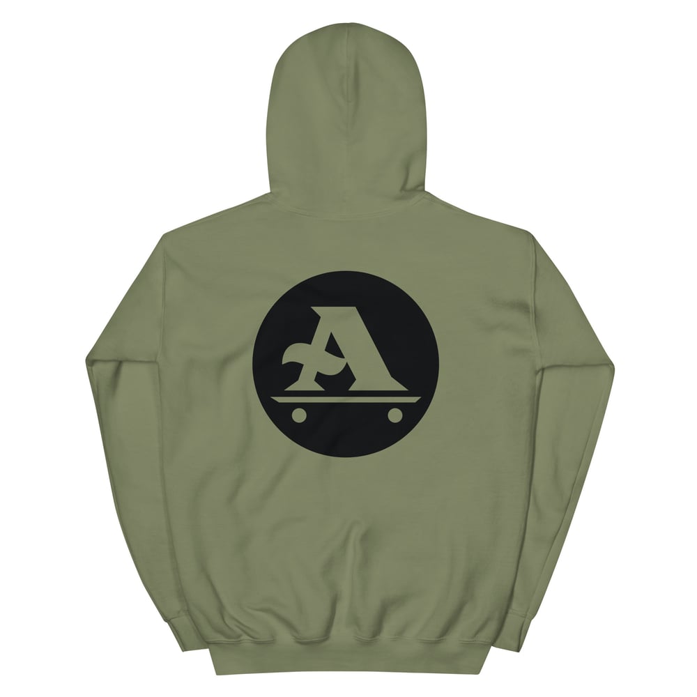 Black A-logo unisex Hoodie