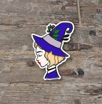 Image 1 of Cute Witch Halloween Sticker