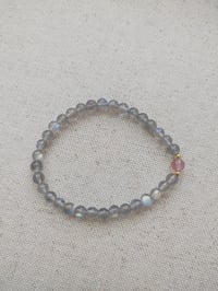 Image 1 of labradorite bracelet 灰月光石手链