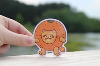 Orange Kitty Sticker