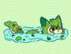 Swamp Creature Clear Sticker