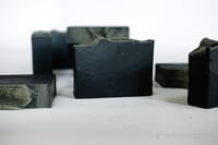 Image 5 of Black Activated Charcoal Lump of Coal Vegan Bar Soap | Scent: Rosemary Sage
