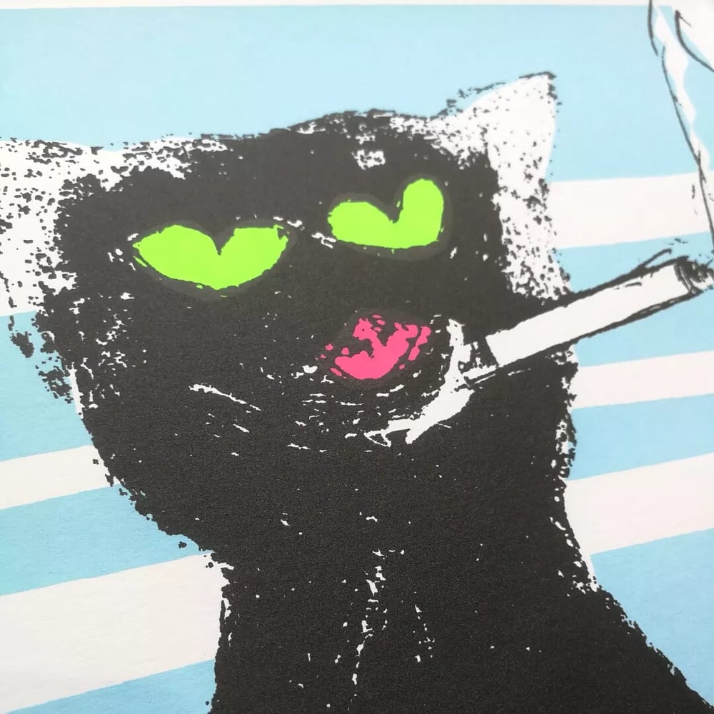 "SUꟼEЯ CAT"<br>(art-print)
