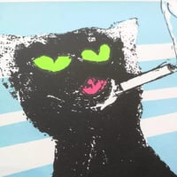 Image 2 of "SUꟼEЯ CAT"<br>(art-print)