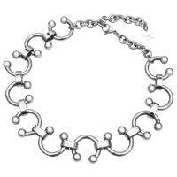 Image 1 of BARBELL NECKLACE