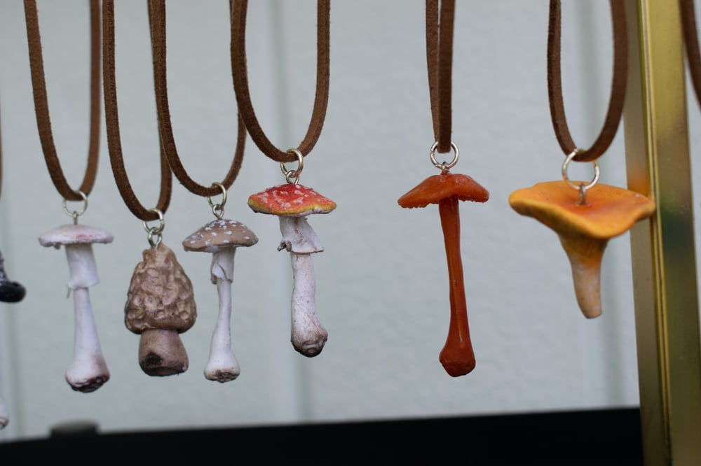 Image of Royal Fly Agaric Mushroom Necklace
