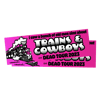 trains and cowboys bumper sticker