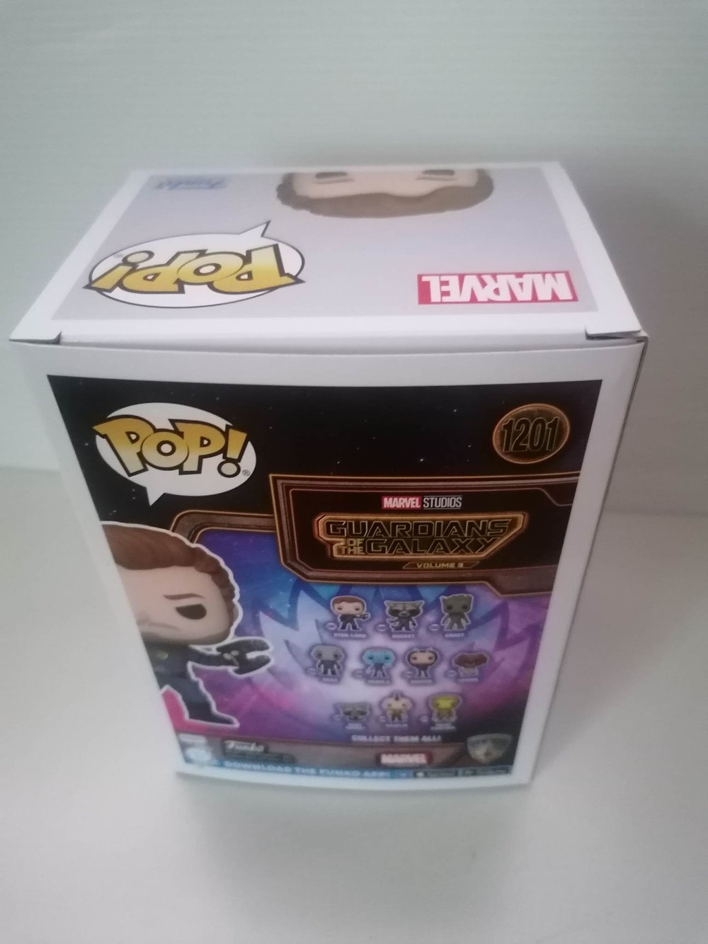 Chris Pratt Star Lord Guardians of the Galaxy 3 Signed Funko Pop