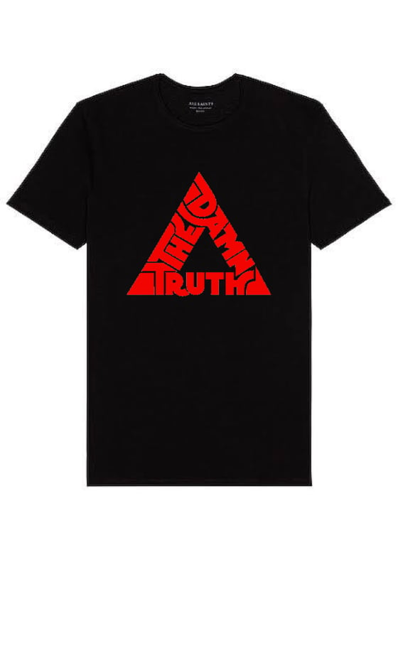 Image of Red Truth Triangle T-Shirt