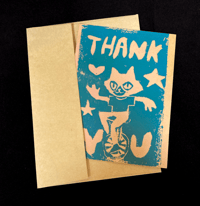 Image 2 of Thank You Bicycle Cards and Prints
