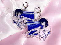 Image 1 of Serial Experiments Lain Anime Acrylic Charm Keychain