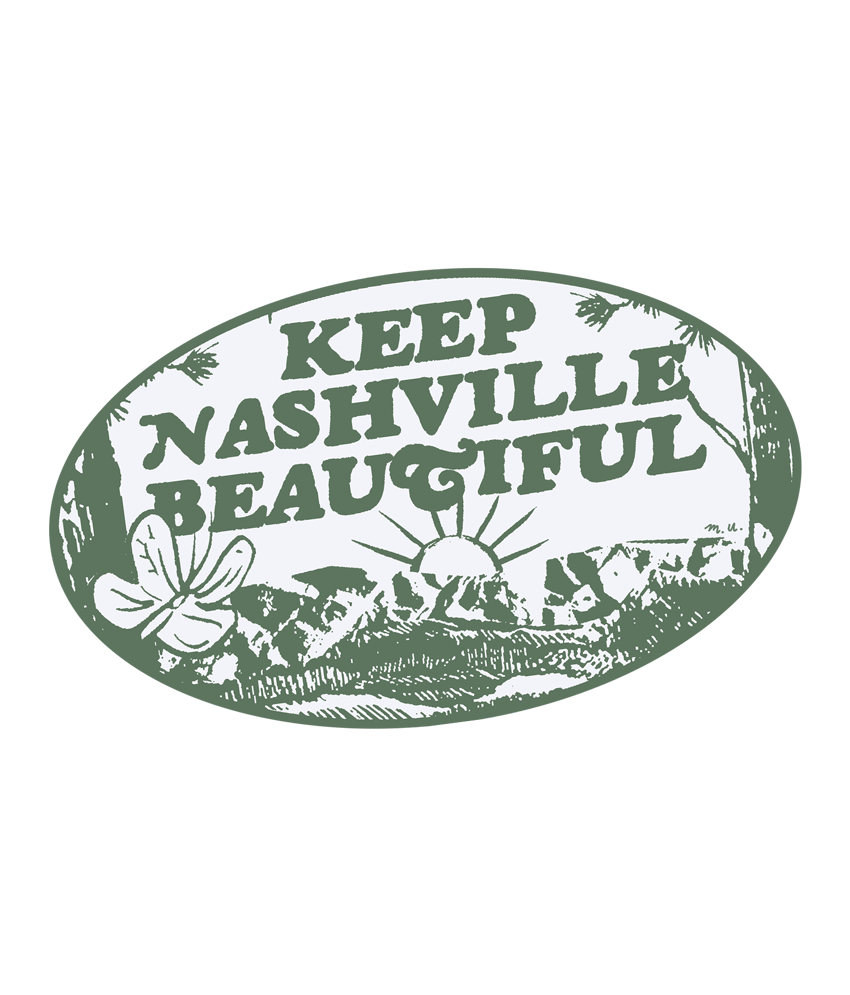 Keep Nashville Beautiful Bumper Sticker