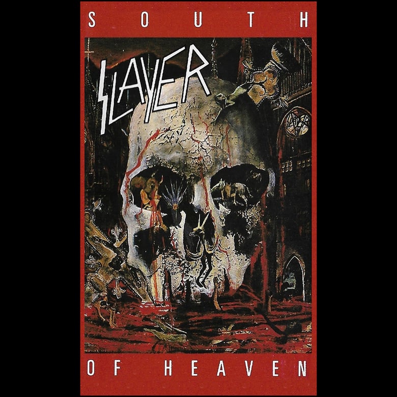 Image of Slayer " South Of Heaven" Flag / Tapestry / Banner