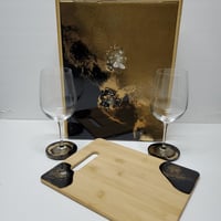 Image 1 of GOLD FLUX  GEODE WINE BOX SET 