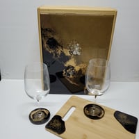 Image 4 of GOLD FLUX  GEODE WINE BOX SET 