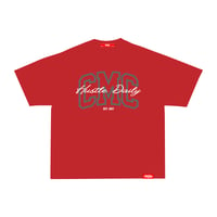 Image 1 of CMC Red with gray Backpackboyz Money Man Shirts 