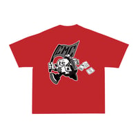 Image 2 of CMC Red with gray Backpackboyz Money Man Shirts 