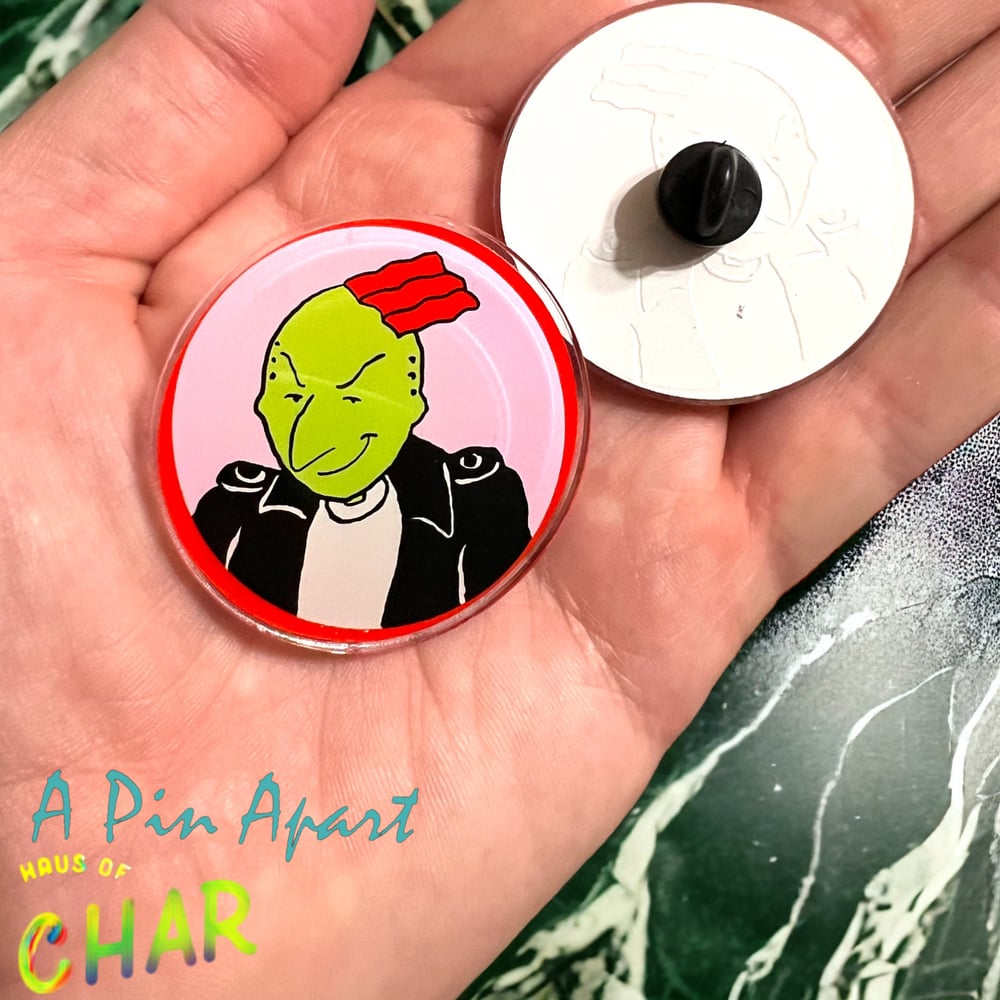 Image of Mr. KLOTZ Acrylic Pin