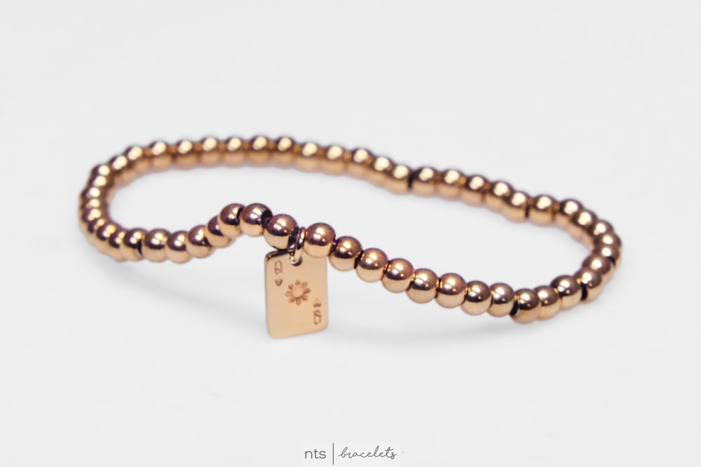 Image of FILIPINA QUEEN OF HEARTS BRACELET  (Rose Gold)
