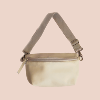 Image 1 of Vinyl Belt Bag | Sand