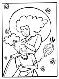 Image 1 of Emcee coloring pages 2pk