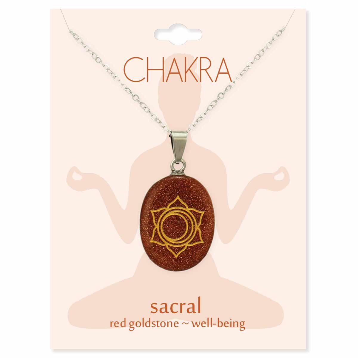 gold chakra necklace