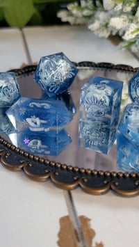 Image 2 of Blessed by the Moonweaver dice set