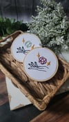Magical die 4 inch embroidery hoop