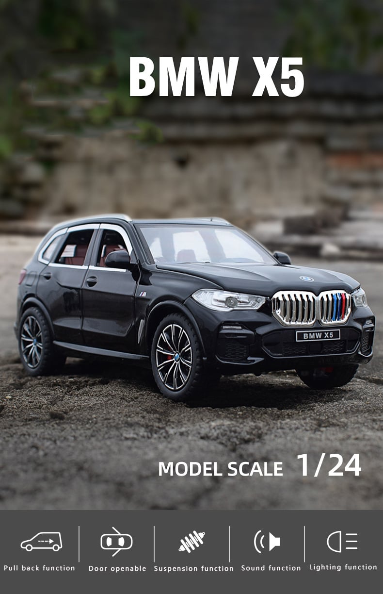 Image of 1:24 BMW X5 Alloy Car Model Simulator 