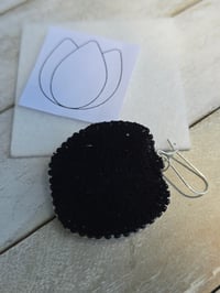 Image 3 of Rainbow tulip earrings