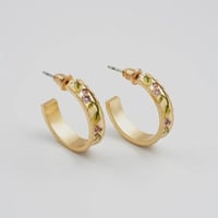 Image 1 of Fable Blackberry Bramble Hoop Earrings