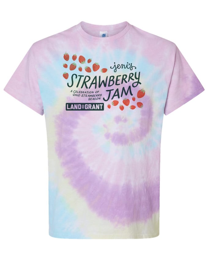 Image of Strawberry Jam Tie Dye Tee shirt 