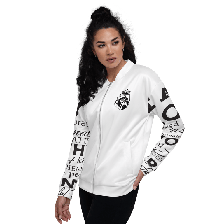 I AM... Unisex Bomber Jacket Image 3