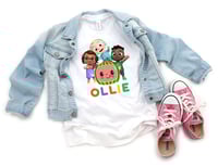 Cocomelon (Custom T- Shirt ) at checkout add The Desired Name in The Notes