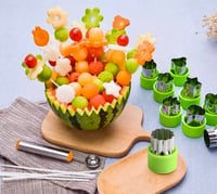 Image 3 of Fruit and Vegetable Cutters / Small Sandwich Cutters 12 pcs / set