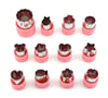 Fruit and Vegetable Cutters 12 pcs / set