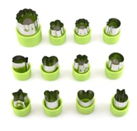 Image 5 of Fruit and Vegetable Cutters / Small Sandwich Cutters 12 pcs / set