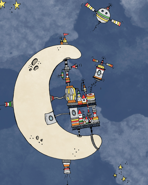 Image of La conquista lunar de las casitas